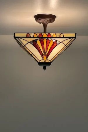 Op = Op Tiffany plafondlamp Poland 40 / Flow