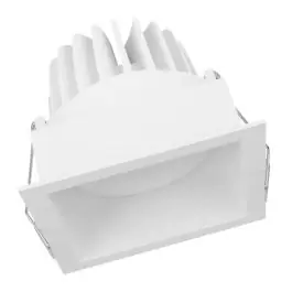 Ledvance LED Spot Vierkant Donkerlight Kantelbaar Wit 8W 650lm 36D - 830 Warm Wit | Zaagmaat 83mm Direct Beschikbaar