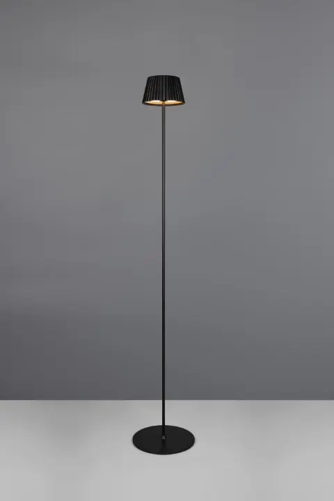 Gratis Verzending Oplaadbare vloerlamp Suarez zwart