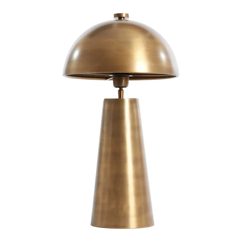 Gouden tafellamp Light & Living Dita met moderne kap Snelle Levering