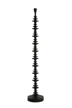 Aanbieding Lange moderne zwarte lampenvoet Light & Living Stevie