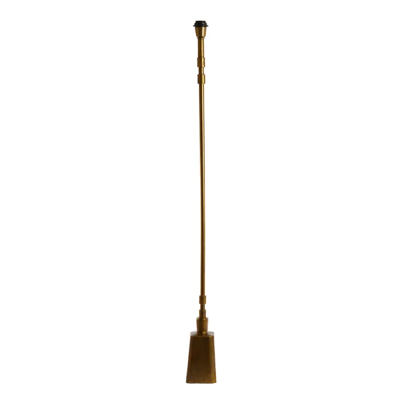 Rechtstreeks Van De Fabrikant Klassieke gouden vloerlamp vierkant Light & Living Donah