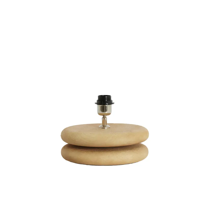 Houten lampvoet rond model Light & Living Eboli Korting