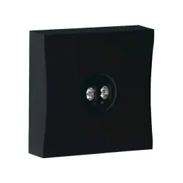 Koopje Ecolight Via Led Noodverlichting Opbouw montage Zwart 3.4W | 1H Automatische test