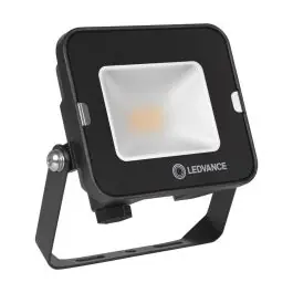 Weekendaanbieding Ledvance LED Floodlight Compact Zwart 10W 900lm 100D - 830 Warm Wit | IP65 - Symmetrisch