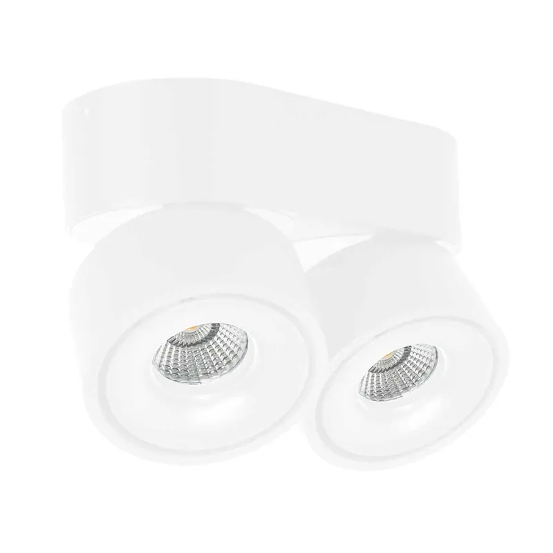 Dubbele witte spot modern Mexlite Fez Black Actieprijs