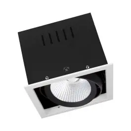 Ledvance LED Spot Vierkant Multi Kantelbaar Zwart-Wit 30W 2700lm 38D - 840 Koel Wit | Zaagmaat 164mm Beste Prijs