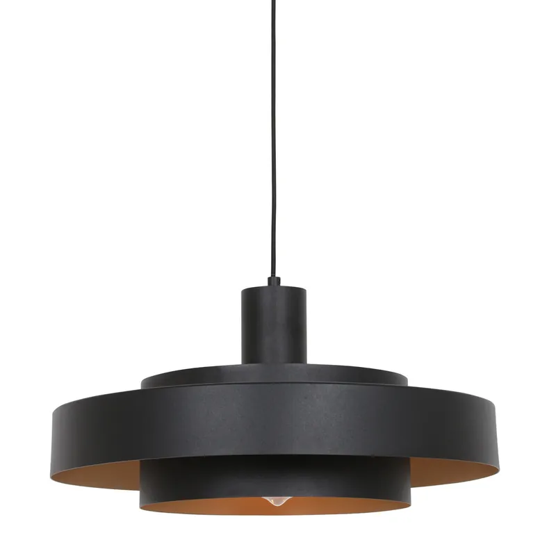 Speciale Aanbieding Ronde retro hanglamp met ringen Anne Light & Home Flinter