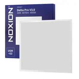 Gecertificeerd Noxion LED Paneel Delta Pro V3.0 30W 4070lm - 840 Koel Wit | 60x60cm - UGR <22 - Philips Xitanium Driver - GST18 Mannelijk