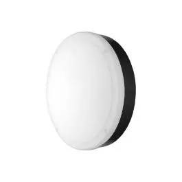 Ledvance LED Bulkhead Surface 300 Zwart 15W 1400lm - 840 Koel Wit | 300mm - IP65 - 3 uur Noodverlichting Bestel Nu