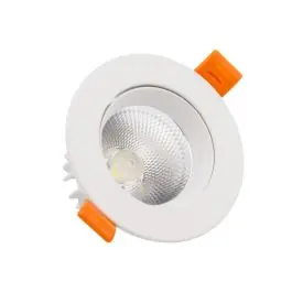 Seizoensaanbieding LED Spot Rond Kantelbaar 15W 1200lm - 830 Warm Wit | 135mm - Zaagmaat 110mm - UGR<19