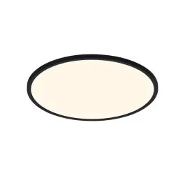 Nordlux LED Plafondlamp Oja 42 Zwart 19W 2100lm - 830-840 CCT | 424mm - IP54 - Nachtmodus Gereduceerde Prijs