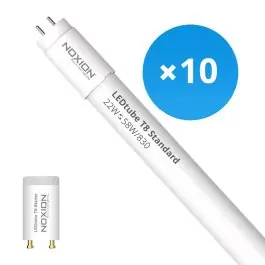 Actieprijs Voordeelpak 10x Noxion LED Buis T8 Avant (EM/Mains) Standard Output 22W 2300lm - 830 Warm Wit | 150cm - Vervangt 58W
