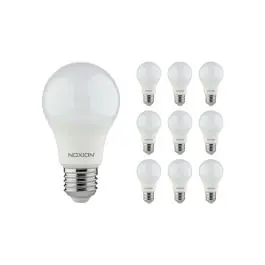 Gecertificeerd Voordeelpak 10x Noxion Lucent Classic LED E27 Peer Mat 8W 806lm - 827 Zeer Warm Wit | Vervangt 60W