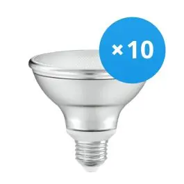 Voordeelpak 10x Ledvance LED Spot E27 PAR30 10W 633lm 36D - 927 Zeer Warm Wit | Beste Kleurweergave - Dimbaar - Vervangt 75W Gratis Retour