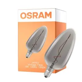 Osram Vintage 1906 LED E27 Special Filament Smokey 125mm 4W 140lm - 818 Zeer Warm Wit | Dimbaar Bestel Nu