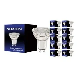 Express Levering Voordeelpak 10x Noxion PerfectColor LED Spot GU10 PAR16 3.8W 345lm 36D - 922-927 Dim To Warm | Beste Kleurweergave - Dimbaar - Vervangt 50W