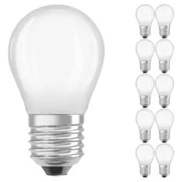 Voordeelpak 10x Ledvance Classic LED E27 Peer Filament Mat 2.8W 250lm - 827 Zeer Warm Wit | Dimbaar - Vervangt 25W Weekendaanbieding