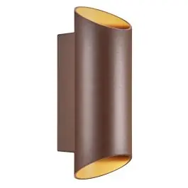 Nordlux Nico Wandlamp Aluminium Roestig Up & Down | IP54 - Geschikt voor 2x GU10 Korting