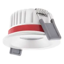 Ledvance LED Spot Fire Rated Aluminium Wit 8W 720lm 36D - 940 Koel Wit | Zaagmaat 68mm - IP65 - Beste Kleurweergave - Dimbaar Voordeelprijs