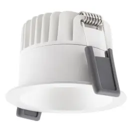 Ledvance LED Spot Donkerlight Aluminium Wit 8W 720lm 36D - 940 Koel Wit | Zaagmaat 68mm - IP44 - Beste Kleurweergave - Dimbaar Gecertificeerd
