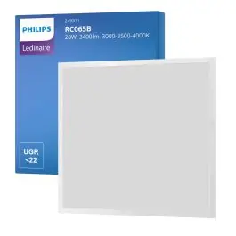 Philips LED Paneel Ledinaire RC065B G5 28W 3400lm - 830-840 CCT | 60x60cm - UGR <22 Favoriet