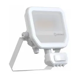 Ledvance LED Floodlight Aluminium Wit 17W 2200lm 100D - 830 Warm Wit | IP65 - Bewegings- En Lichtsensor - Symmetrisch Seizoensaanbieding