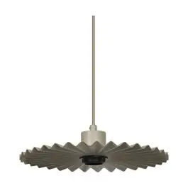 Weekendaanbieding Ledvance Decor Plisse Pendelarmatuur Staal Beige | Geschikt voor E27