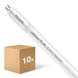 Voordeelpak 10x Philips LEDBuis T5 MASTER (Mains) High Output 18.5W 2800lm - 840 Koel Wit | 85cm - Vervangt 39W Dagaanbieding