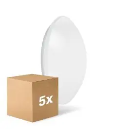 Voordeelpak 5x Ledvance Surface Circulair 400 24W 830 1920lm Wit IP44 | met Sensor - Warm Wit - Vervangt 2x26W Laatste Versie
