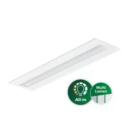 Must-Have Philips LED Paneel CoreLine RC136B G4 23W/38.5W 4500lm/6000lm - 840 Koel Wit | 120x30cm - UGR<19 - Dali Dimbaar