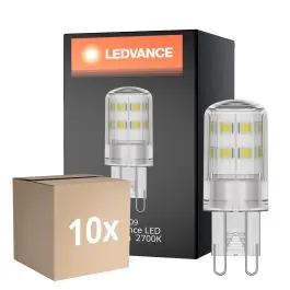 Weekendaanbieding Voordeelpak 10x Ledvance Performance LED Capsule Helder G9 3W 320lm - 827 Zeer Warm Wit | Dimbaar - Vervangt 30W