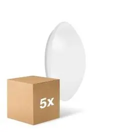 Voordeelpak 5x Ledvance Surface Circulair 250 Wit 13W 920lm - 830 Warm Wit | met Sensor - IP44 - Vervangt 2x13W Nieuw