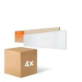 Voordeelpak 4x Ledvance LED Paneel Compact Aluminium Wit 33W 3630lm - 840 Koel Wit | 120x30cm - UGR < 19 Rechtstreeks Van De Fabrikant