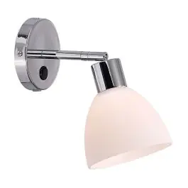 Snelle Levering Nordlux Ray Wandlamp Metaal en Glas Chroom | Geschikt voor E14