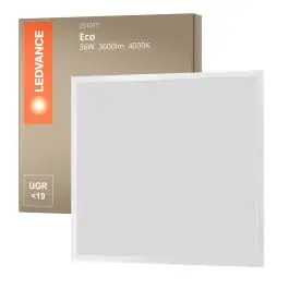 Voordeelprijs Ledvance LED Paneel Eco 36W 3600lm - 840 Koel Wit | 60X60cm - UGR <19