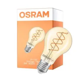 Osram Vintage 1906 LED Classic Slim E27 Peer Filament Goud 8W 806lm - 922 Zeer Warm Wit | Beste Kleurweergave - Dimbaar - Vervangt 60W Nieuw
