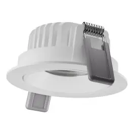 Ledvance LED Spot Adjust Aluminium Wit 8W 680lm 36D - 930 Warm Wit | Zaagmaat 83mm - IP20 - Beste Kleurweergave - Dimbaar Betrouwbaar