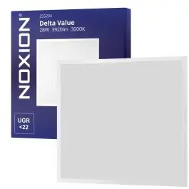 Noxion LED Paneel Delta Value V5 28W 3920lm - 830-840 CCT | 60x60cm - Backlit - DALI Dimbaar Hete Deal