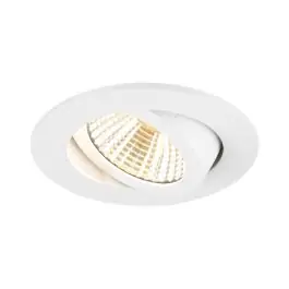 SLV New Tria 68 Spot Aluminium Wit 8.3W 750lm 38D - 930 Warm Wit | Zaagmaat 68mm - Beste Kleurweergave - Dimbaar Rechtstreeks Van De Fabrikant