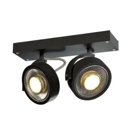 Bestel Nu SLV Kalu Spot Aluminium Zwart | Geschikt voor 2x GU10 (AR111)