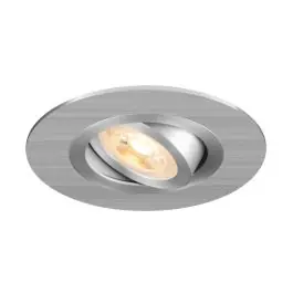 Beste Prijs SLV New Tria 75 XL Spot Aluminium Grijs Rond | Zaagmaat 75mm - Geschikt voor 1x GU10
