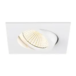 Alleen Vandaag SLV New Tria 68 Spot Aluminium Wit Vierkant 11W 700lm 60D - 918-930 Dim To Warm | Zaagmaat 68mm - Beste Kleurweergave