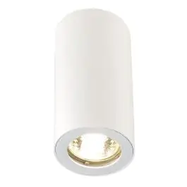Direct Beschikbaar SLV Enola B Plafondlamp Aluminium Wit Rond | Geschikt voor 1x GU10