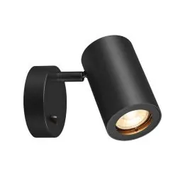 Favoriet SLV Enola B Wandlamp Aluminium Zwart | Geschikt voor 1x GU10