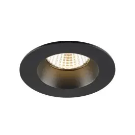 Betaalbaar SLV New Tria Universeel 68 Spot Aluminium Zwart Rond 8.6W 410lm 38D - 925-930-940 CCT | Zaagmaat 68mm - Beste Kleurweergave - Dimbaar