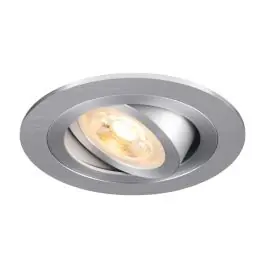 Fabrieksprijs SLV New Tria 75 Spot Aluminium Grijs Rond | Zaagmaat 75mm - Geschikt voor 1x GU10