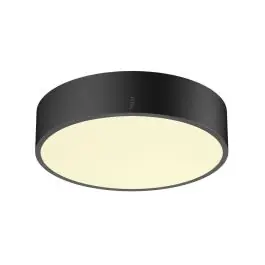 Betaalbaar SLV Medo Pro 30 Wand en Plafondlamp Aluminium Zwart Rond 10W 1250lm - 930-940 CCT | IP50 - Beste Kleurweergave - Dimbaar