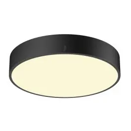 Beperkte Voorraad SLV Medo Pro 40 Wand en Plafondlamp Aluminium Zwart Rond 19W 2650lm - 930-940 CCT | IP50 - Beste Kleurweergave - Dimbaar