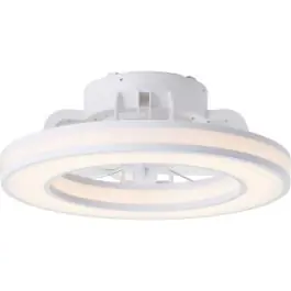 Brilliant Mondello Plafondventilator Kunststof Wit 23W 3100lm - 827-865 CCT | 420mm - Afstandsbediening Dimbaar Shop Nu